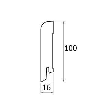 Modern Decor ясень шпонированный прямой 100х16