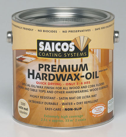 Масло с твердым воском Premium Hartwachsol с ускоренным высыханием 3385 палисандр прозрачное матовое