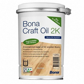 Масло паркетное Bona Craft Oil (цветное) 2К