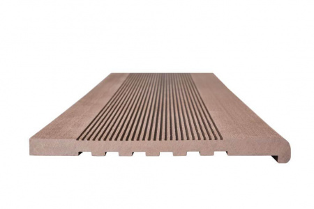 EcoDecking Ступень полнотелая 23х348мм Шоколад