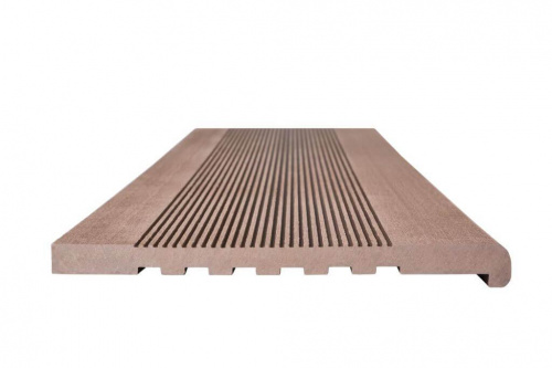 EcoDecking Ступень полнотелая 23х348мм Шоколад