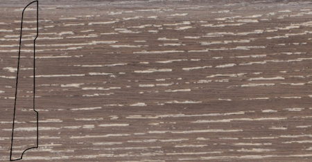 La San Marco Profili дуб Granite Grey шпонированный