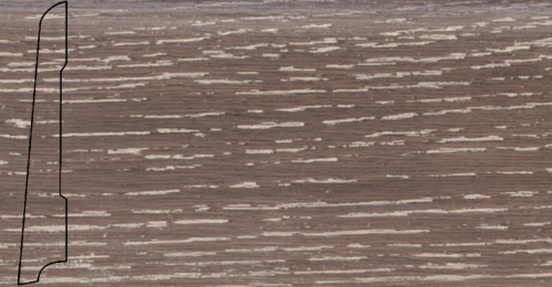 La San Marco Profili дуб Granite Grey шпонированный
