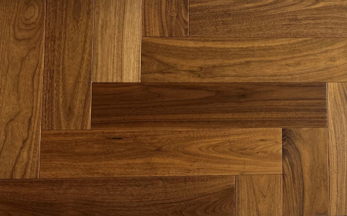 HM Flooring Орех Американский селект (Herringbone) лак