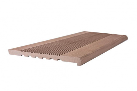 EcoDecking Ступень полнотелая 23х348мм Шоколад