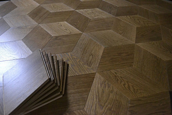 Pattern Parquet Тигровый глаз 15 мм с фаской