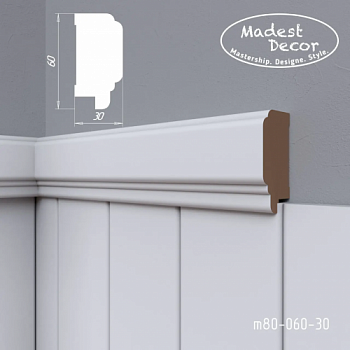 Madest Decor Молдинг для стеновой панели MW80-060-30