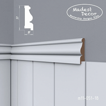 Madest Decor Молдинг для стеновой панели MW11-051-18