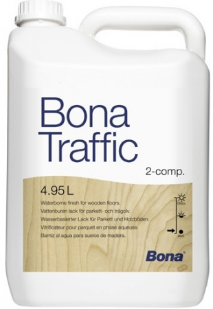 Паркетный лак BONA Трэффик матовый 4,95л