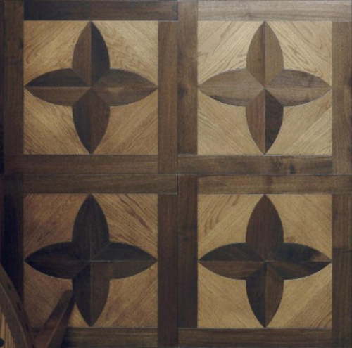 Parquet In Fleur Light Oak Medium Walnut