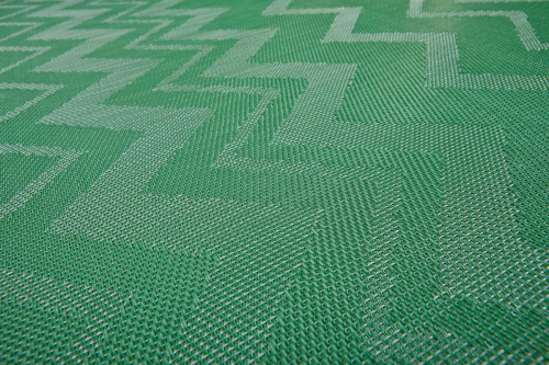 Bolon Zigzag Green