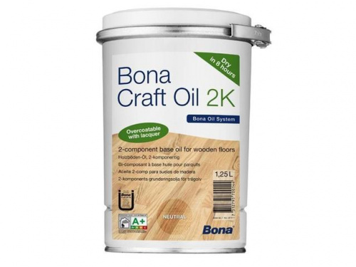 Масло паркетное Bona Craft Oil (цветное) 2К