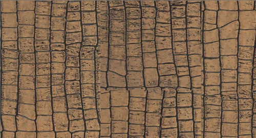 Leather Alligator Gold