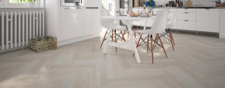 Rigid FirmFit Herringbone Дуб белый браш CW-3291