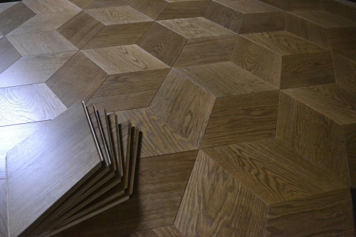 Pattern Parquet Тигровый глаз 15 мм с фаской